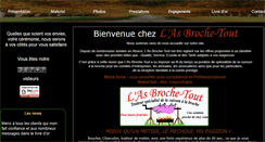 Desktop Screenshot of lasbrochetout.com